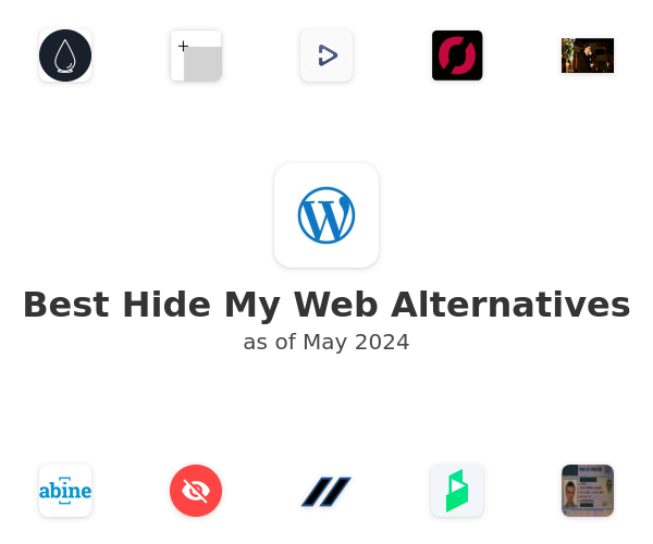 Best Hide My Web Alternatives