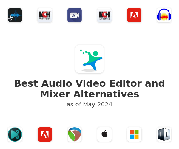 Best Audio Video Editor and Mixer Alternatives