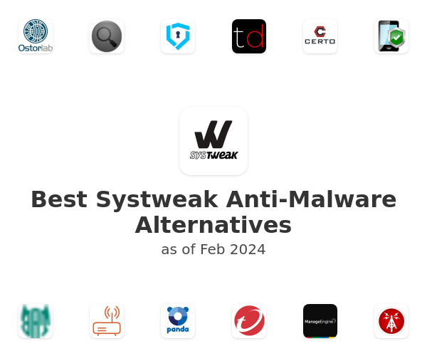 Best Systweak Anti-Malware Alternatives