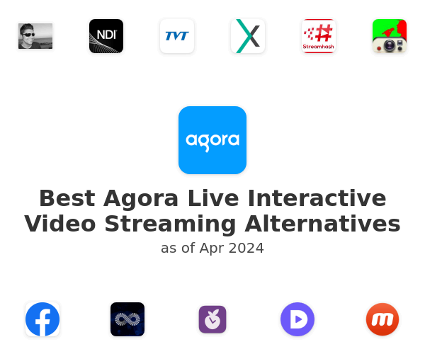 Best Agora Live Interactive Video Streaming Alternatives