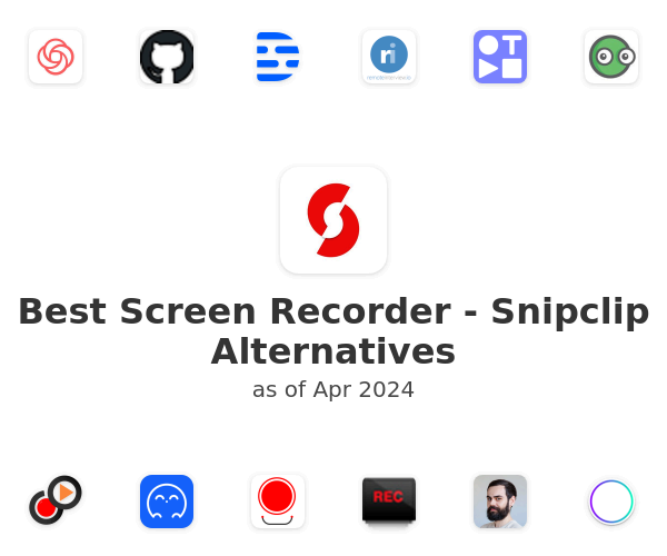 Best Screen Recorder - Snipclip Alternatives