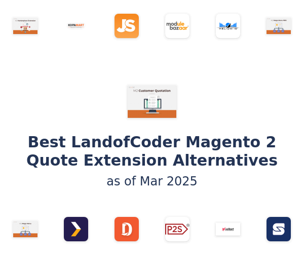 Best LandofCoder Magento 2 Quote Extension Alternatives