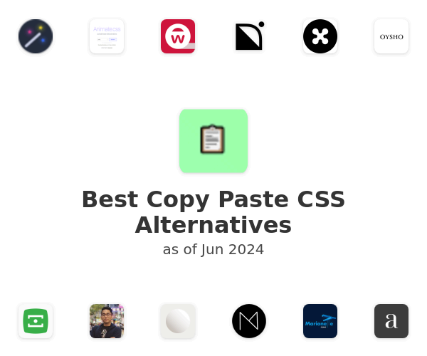 Best Copy Paste CSS Alternatives