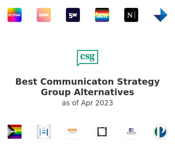 Best Communicaton Strategy Group Alternatives