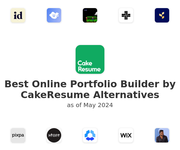 Best Online Portfolio Builder by CakeResume Alternatives