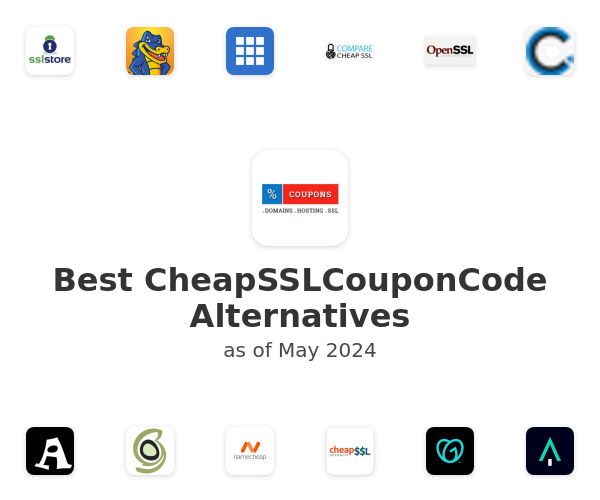 Best CheapSSLCouponCode Alternatives