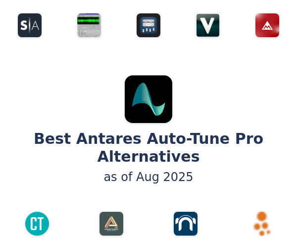 Best Antares Auto-Tune Pro Alternatives
