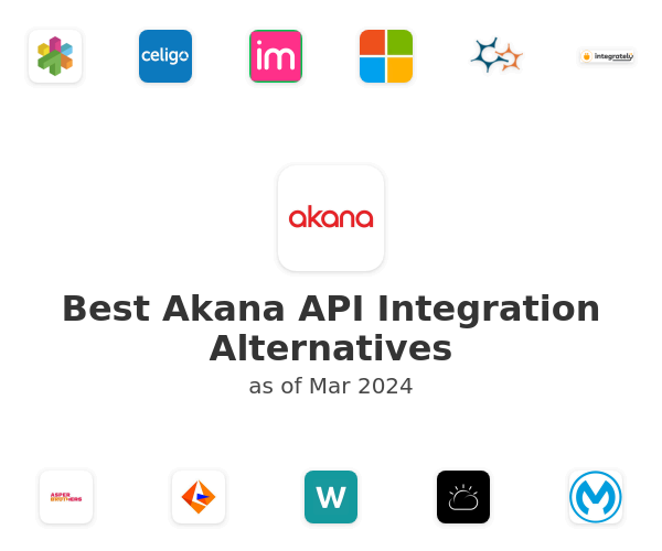 Best Akana API Integration Alternatives