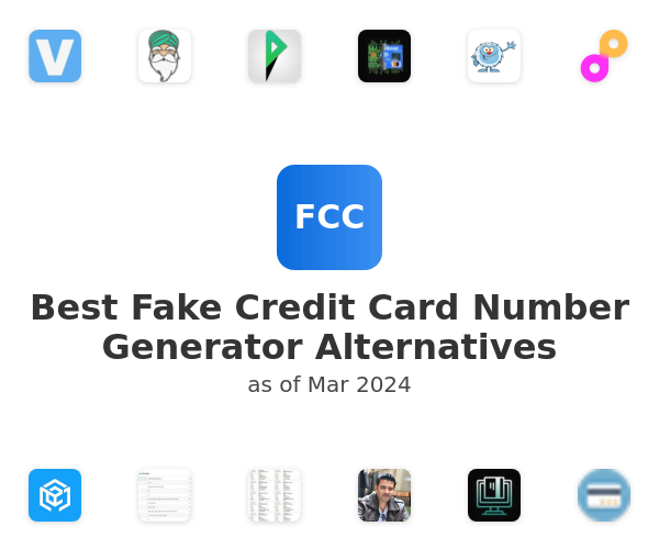 Best Fake Credit Card Number Generator Alternatives