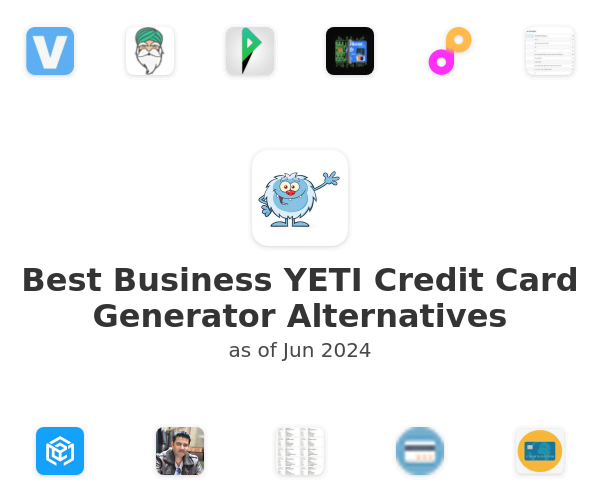 Best Business YETI Credit Card Generator Alternatives