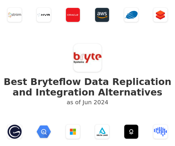 Best Bryteflow Data Replication and Integration Alternatives