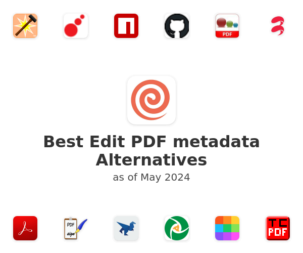 Best Edit PDF metadata Alternatives