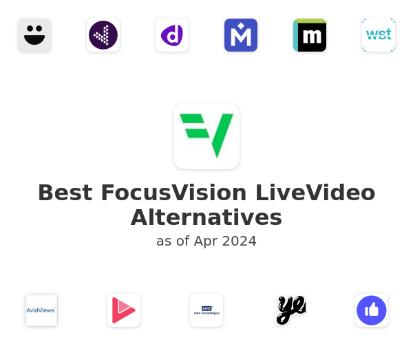 Best FocusVision LiveVideo Alternatives