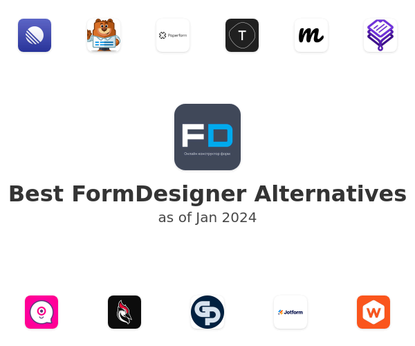 Best FormDesigner Alternatives