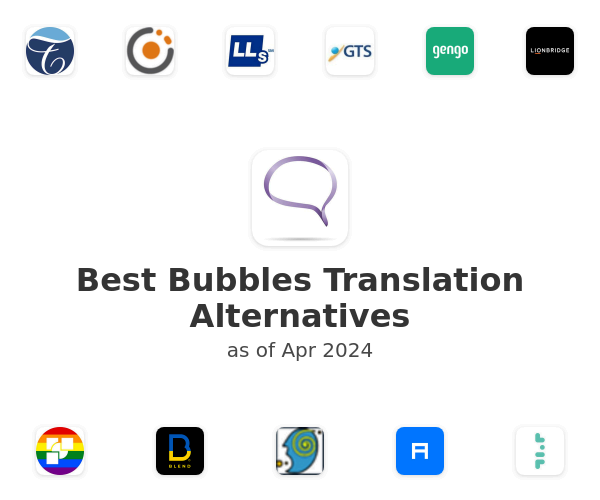 Best Bubbles Translation Alternatives