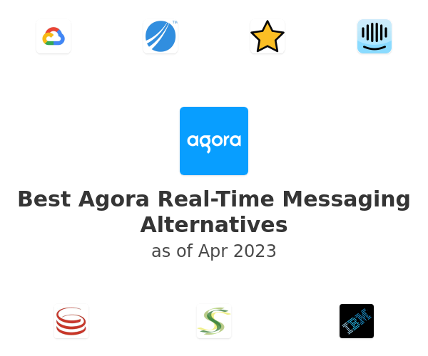 Best Agora Real-Time Messaging Alternatives