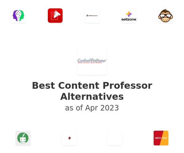 Best contentprofessor.com Content Professor Alternatives