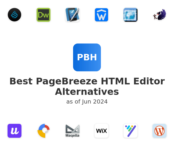 Best PageBreeze HTML Editor Alternatives