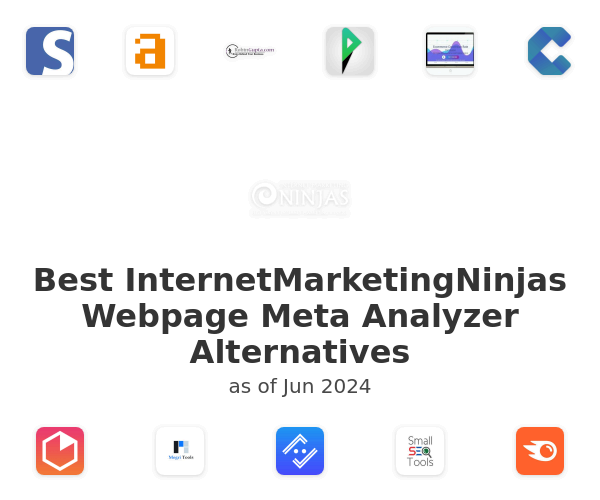 Best InternetMarketingNinjas Webpage Meta Analyzer Alternatives