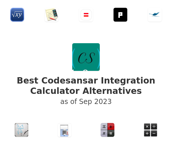 Best Codesansar Integration Calculator Alternatives
