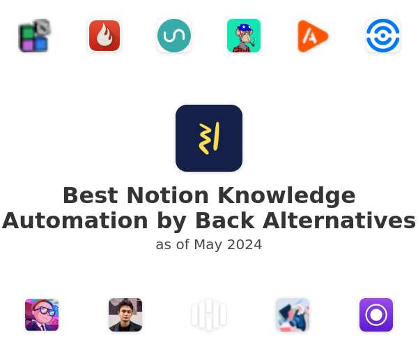 Best Notion Knowledge Automation by Back Alternatives