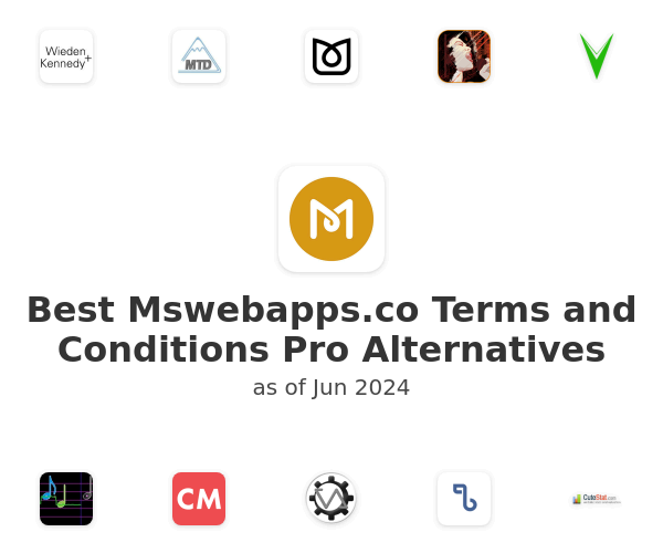 Best Mswebapps.co Terms and Conditions Pro Alternatives