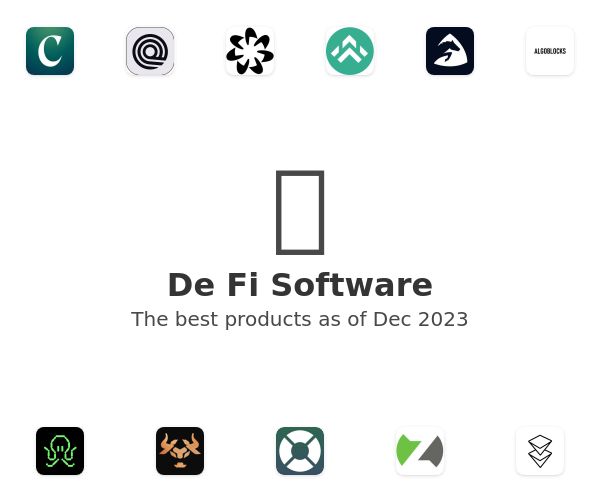 The best De Fi products