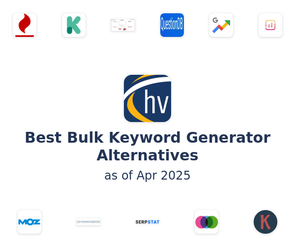 Best Bulk Keyword Generator Alternatives