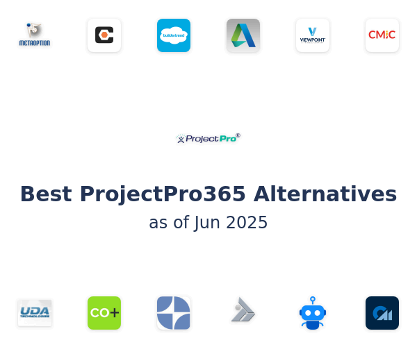 Best ProjectPro365 Alternatives