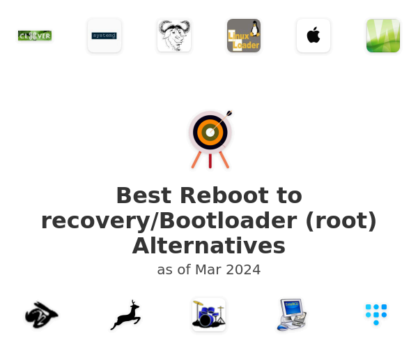 Best Reboot to recovery/Bootloader (root) Alternatives