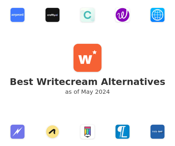 Best Writecream Alternatives