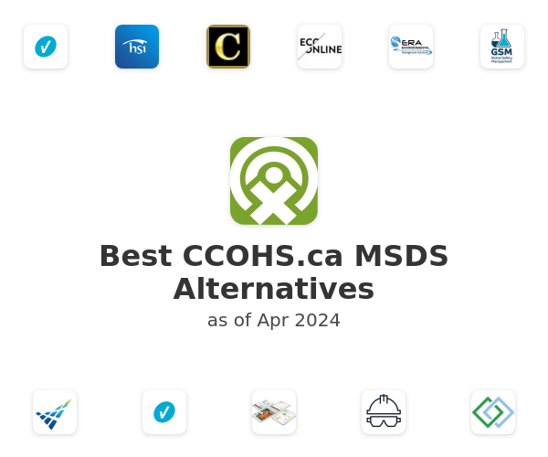 Best CCOHS.ca MSDS Alternatives