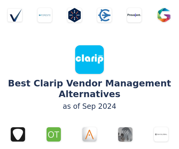 Best Clarip Vendor Management Alternatives