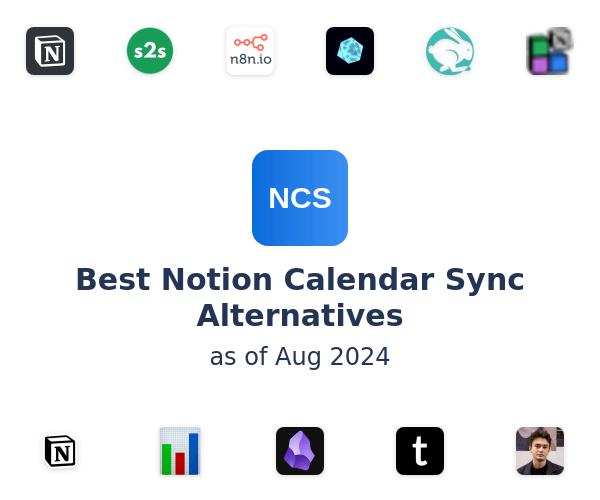 Best Notion Calendar Sync Alternatives