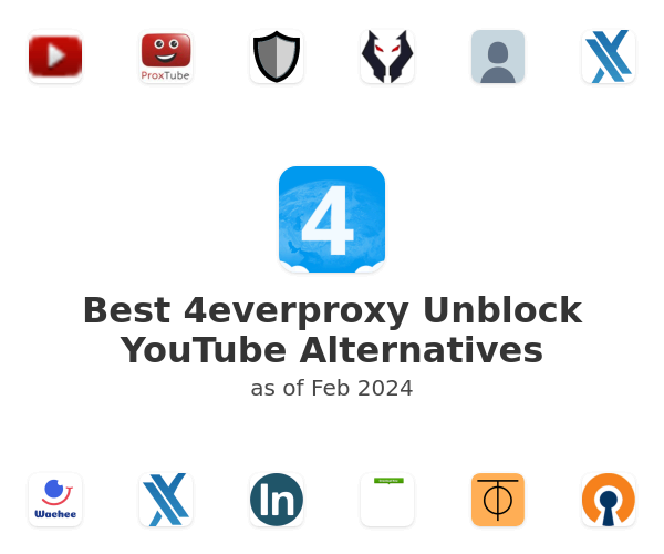 Best 4everproxy Unblock YouTube Alternatives