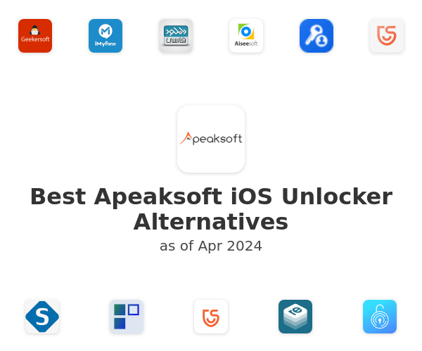 Best Apeaksoft iOS Unlocker Alternatives