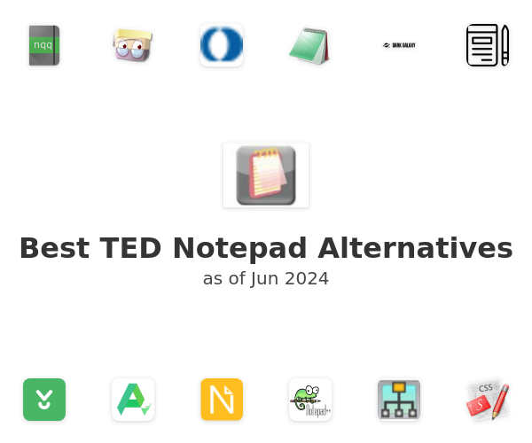 Best TED Notepad Alternatives