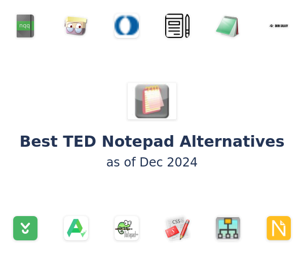 Best TED Notepad Alternatives