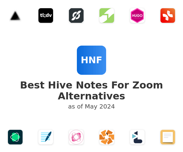 Best Hive Notes For Zoom Alternatives