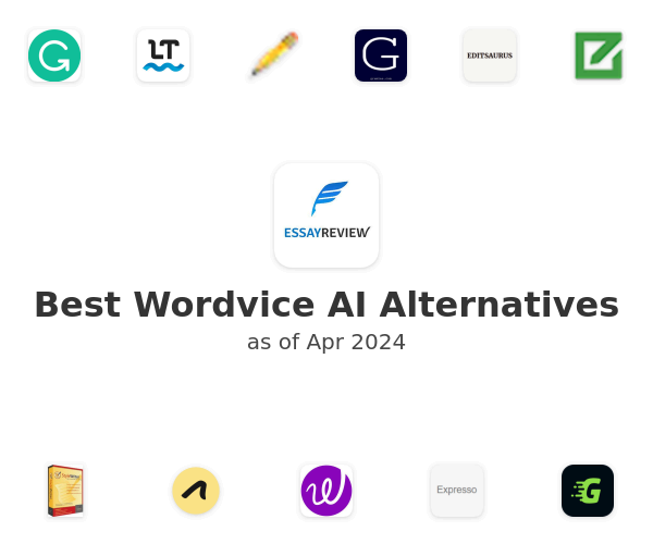 Best Wordvice AI Alternatives