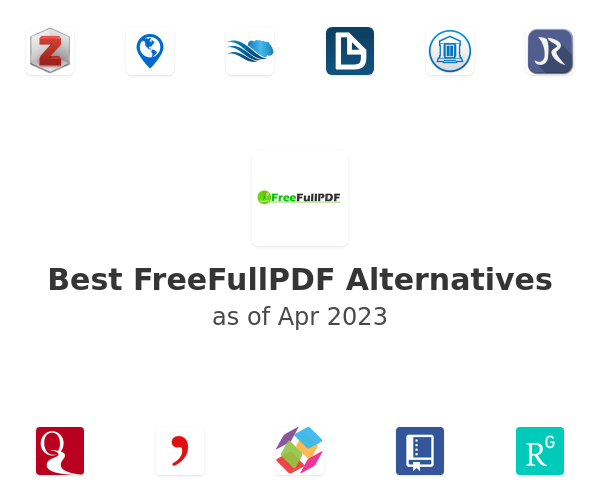 Best FreeFullPDF Alternatives