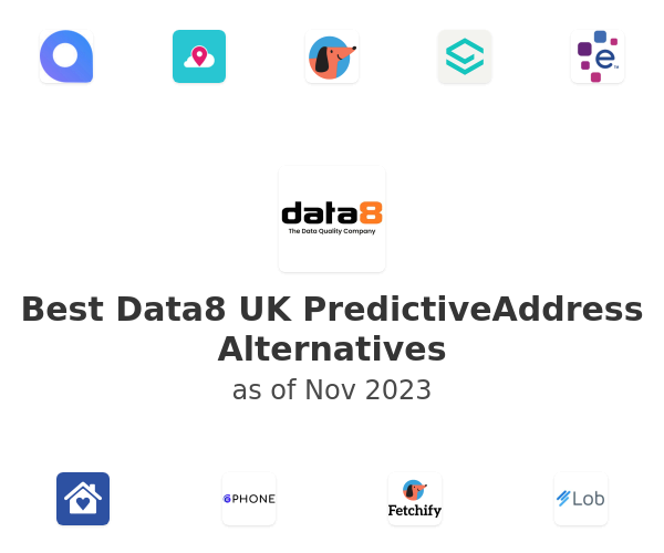 Best Data8 UK PredictiveAddress Alternatives