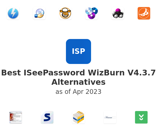 Best ISeePassword WizBurn V4.3.7 Alternatives