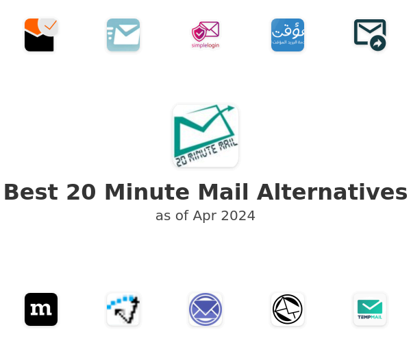Best 20 Minute Mail Alternatives