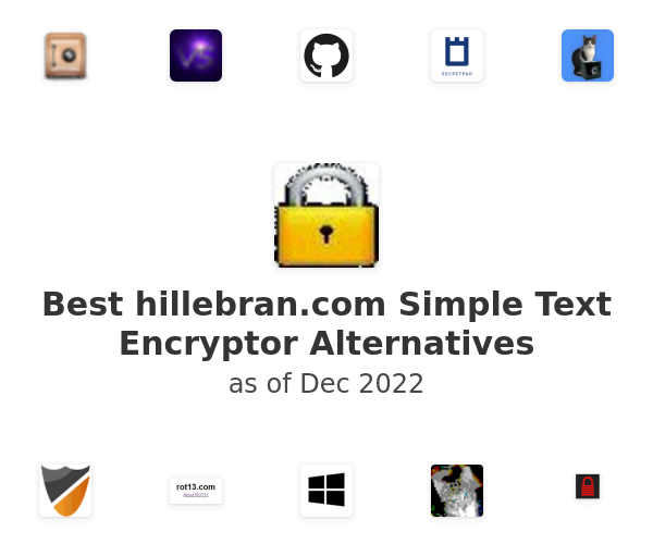Best hillebran.com Simple Text Encryptor Alternatives