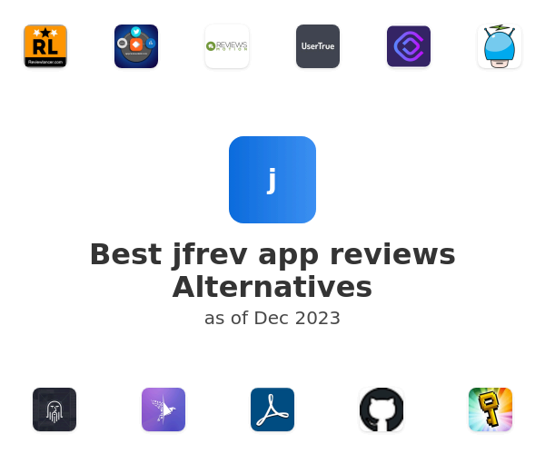 Best jfrev app reviews Alternatives