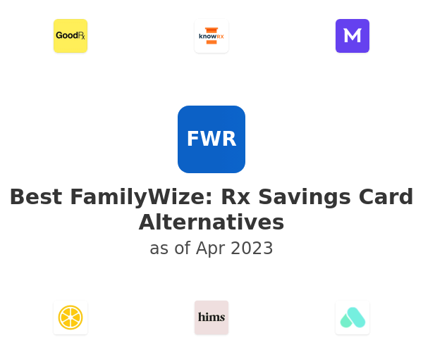 Best FamilyWize: Rx Savings Card Alternatives