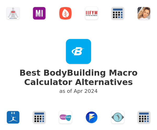 Best BodyBuilding Macro Calculator Alternatives