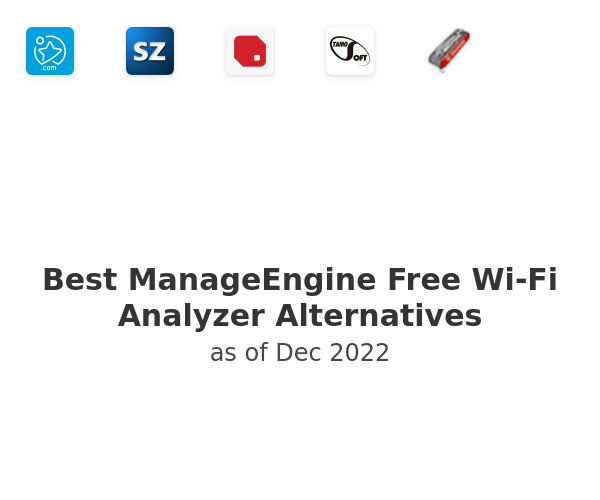 Best ManageEngine Free Wi-Fi Analyzer Alternatives