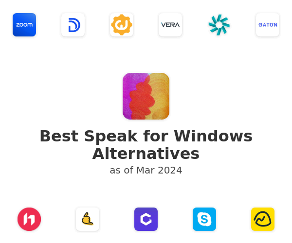 Best Speak for Windows Alternatives